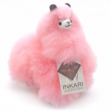 Puszysta maskotka Alpaka Inkari Rainbows - Cotton Candy 32 cm