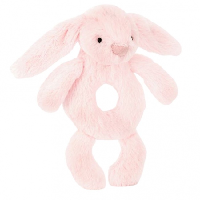 Grzechotka Króliczek Jellycat - Jasno Różowa 18 cm