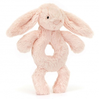 Grzechotka Króliczek Jellycat - Pudrowy Róż 18 cm
