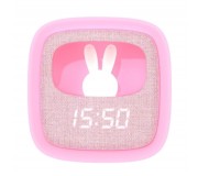 Budzik z lampką i funkcją drzemki Billy MOB - różowy