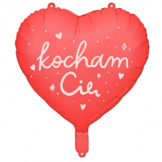 Balon foliowy Party Deco - Serce ''Kocham Cię'' 45 cm
