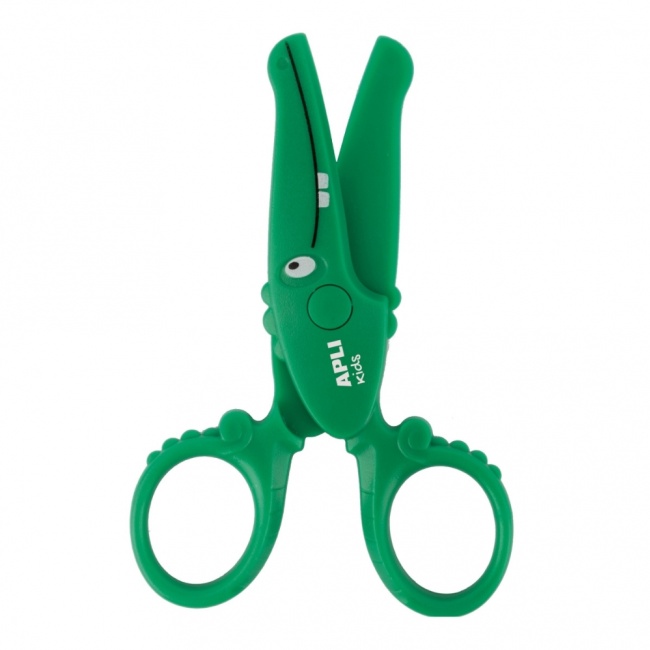 Bezpieczne nożyczki dla przedszkolaków Apli Kids 12 cm - Krokodyl