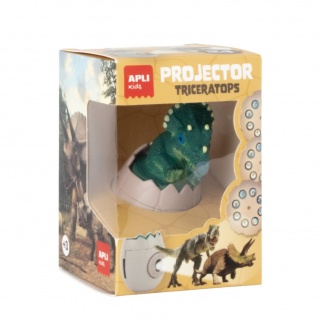 Projektor z wymiennymi dyskami Apli Kids - Dinozaur Triceratops