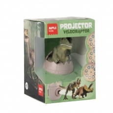 Projektor z wymiennymi dyskami Apli Kids - Dinozaur Velociraptor