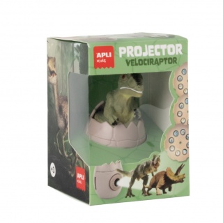 Projektor z wymiennymi dyskami Apli Kids - Dinozaur Velociraptor