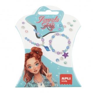 Zestaw do tworzenia naszyjników i bransoletek DIY Kit Apli Kids - Muszelka
