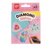 Diamentowe naklejki DIY Apli Kids - Magiczny Świat