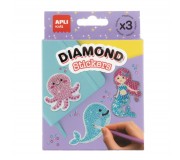 Diamentowe naklejki DIY Apli Kids - Morze