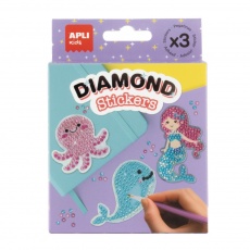 Diamentowe naklejki DIY Apli Kids - Morze