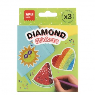 Diamentowe naklejki DIY Apli Kids - Lato