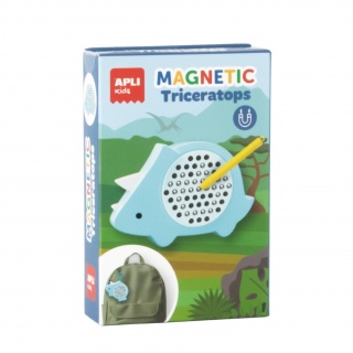 Mała tablica magnetyczna Apli Kids - Dinozaur Triceratops