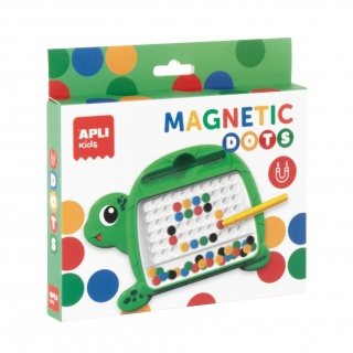 Mała tablica magnetyczna z kropkami Apli Kids - Żółw