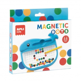 Mała tablica magnetyczna z kropkami Apli Kids - Wieloryb