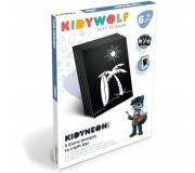 Wkłady do tworzenia świecącej dekoracji ściennej Kidywolf - Kidyneon Sport 5 szt.