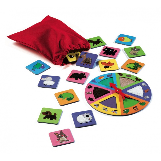 Gra edukacyjna Djeco - Dotykowe Lotto ruletka