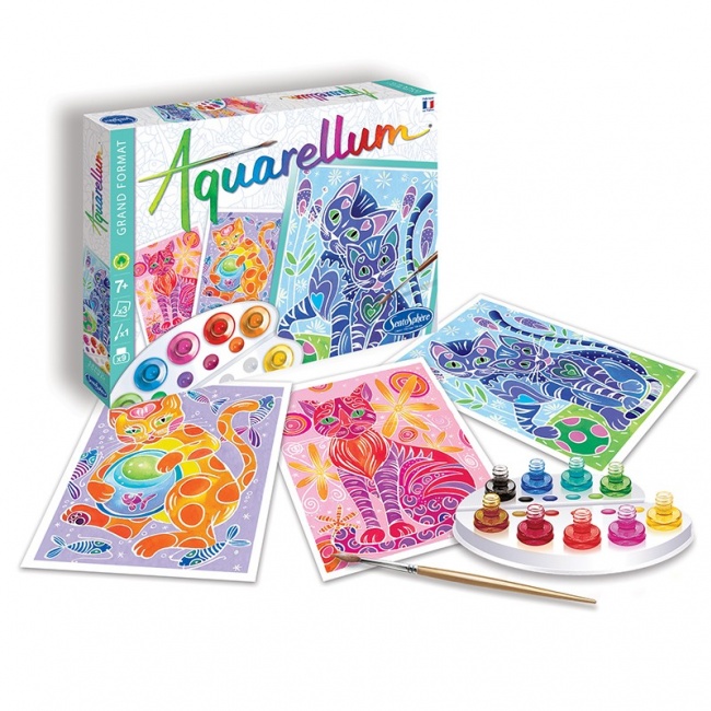 Zestaw do malowania Aquarellum SentoSphere - Koty