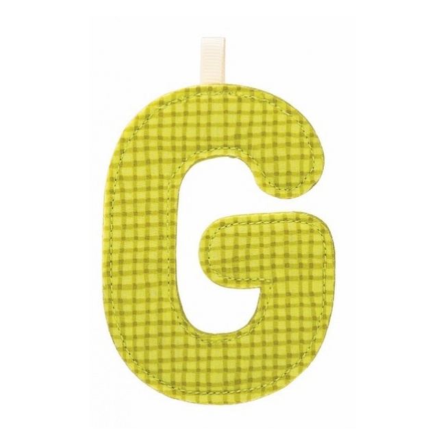Literka "G" z materiału Lilliputiens