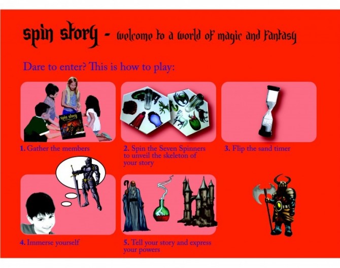 Gra edukacyjna The Purple Cow - Spin Story