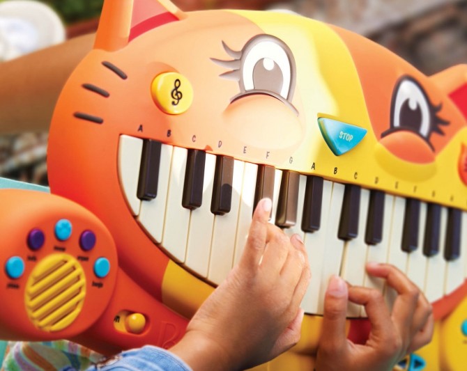 Pianinko kotek B.Toys - Meowsic