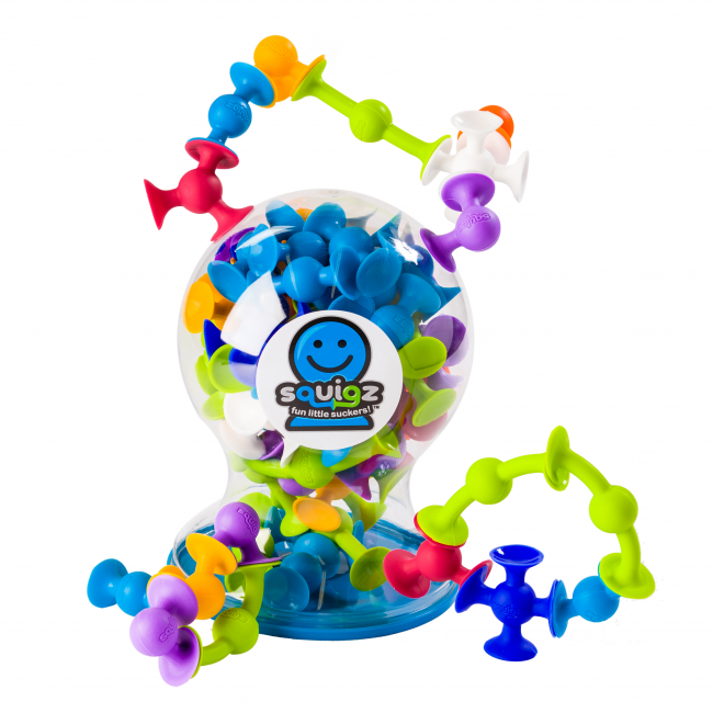 Klocki Przyssawki Squigz Delux 44 elementy Fat Brain Toys