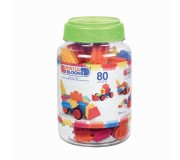 Klocki jeżyki w słoju Bristle Blocks Battat - 80 elementów