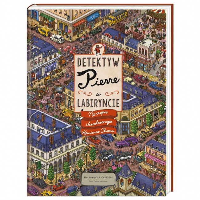 Książka "Detektyw Pierre w labiryncie" wydawnictwo Nasza Księgarnia