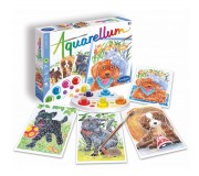 Zestaw do malowania Aquarellum Junior SentoSphere - Pieski