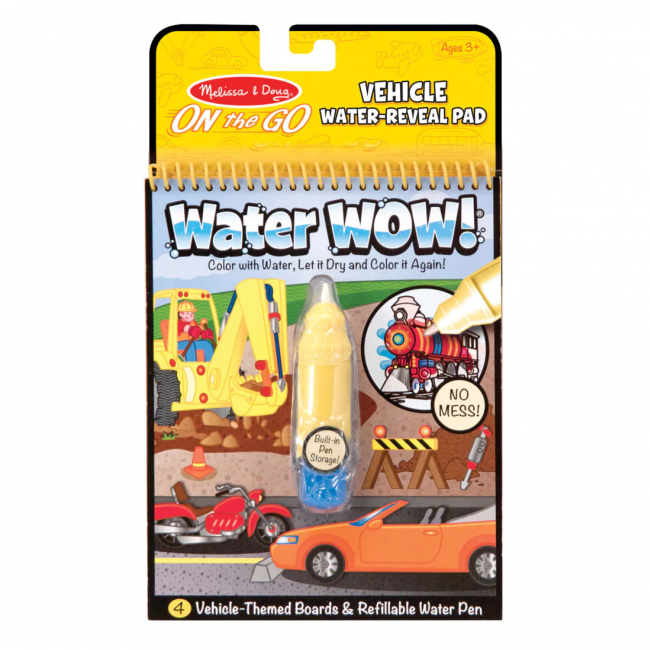 Kolorowanka wodna Water WOW! Melissa & Doug - Pojazdy