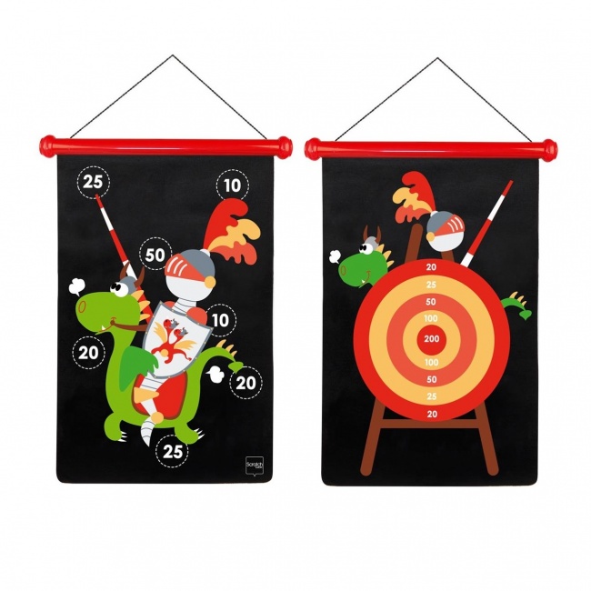 Magnetyczne rzutki Scratch  - Rycerz