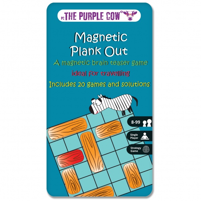 Podróżna gra magnetyczna The Purple Cow - Przesuń deskę