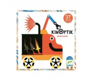 Układanka magnetyczno-optyczna Djeco - Kinoptik Pojazdy