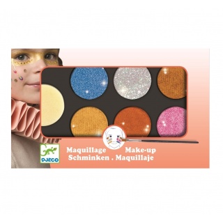 Farby do malowania twarzy Djeco - Metallic