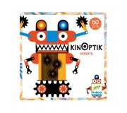 Układanka magnetyczno-optyczna Djeco - Kinoptik Roboty
