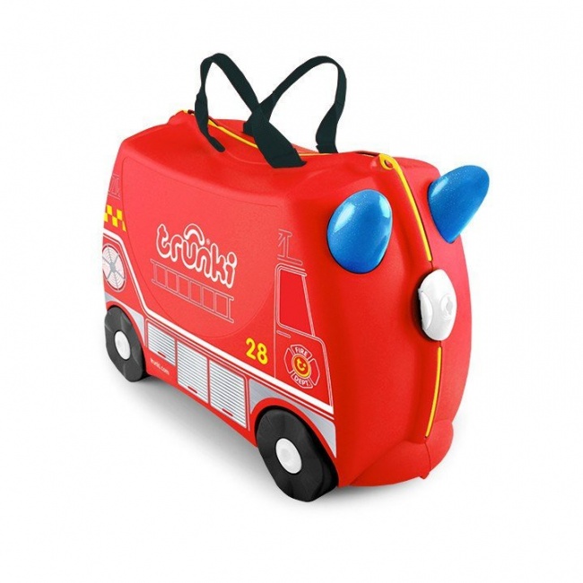 Jeżdżąca walizeczka Trunki - wóz strażacki Frank