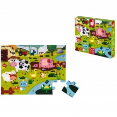 Puzzle sensoryczne Janod - Farma