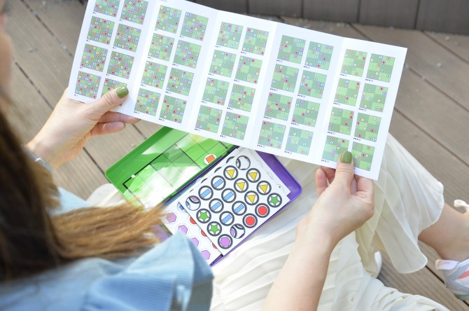 Podróżna gra Logiczna The Purple Cow - Sudoku Kształty