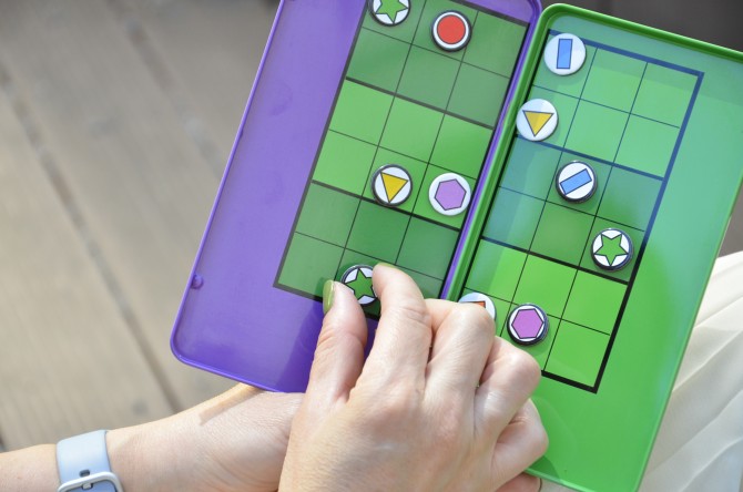 Podróżna gra Logiczna The Purple Cow - Sudoku Kształty