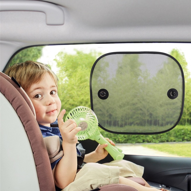 Osłona przeciwsłoneczna do samochodu BabyDan - czarna