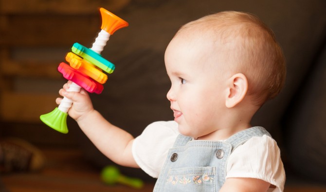 Zakręcona wieża Fat Brain Toys - MiniSpinny