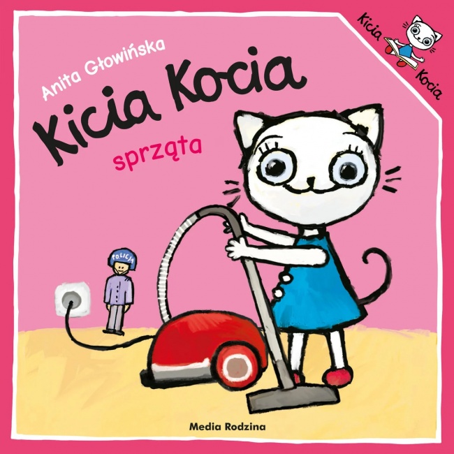 Książka "Kicia Kocia sprząta" wydawnictwo Media Rodzina