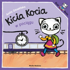 Książka "Kicia Kocia w pociągu" wydawnictwo Media Rodzina