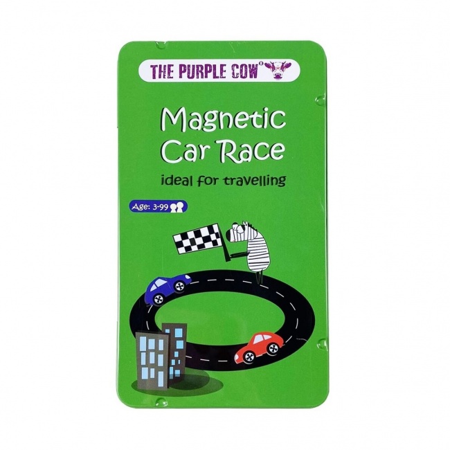Podróżna gra magnetyczna The Purple Cow - Wyścigi samochodowe