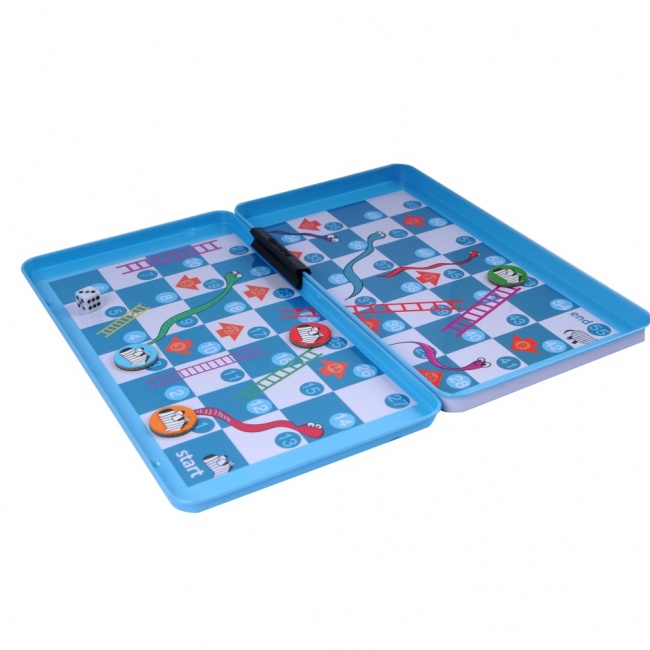 Podróżna gra magnetyczna The Purple Cow - Węże i drabiny