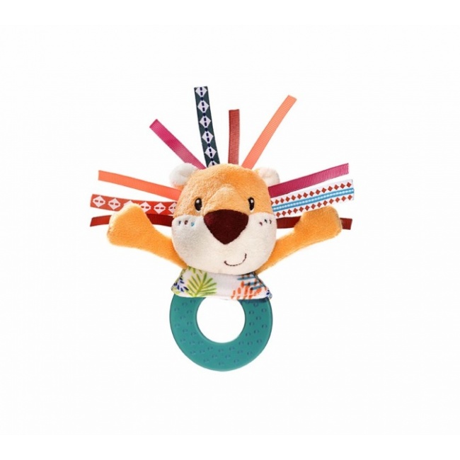 Grzechotka z gryzakiem Lilliputiens - Lew Jack