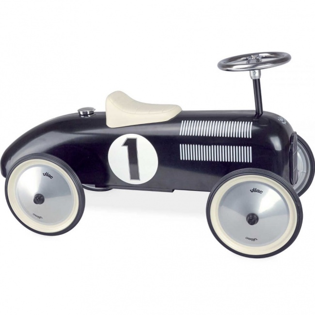 Metalowy jeździk retro Vilac - Black Vintage