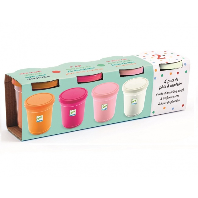 Masa plastyczna Djeco -  Sweet 4 kolory