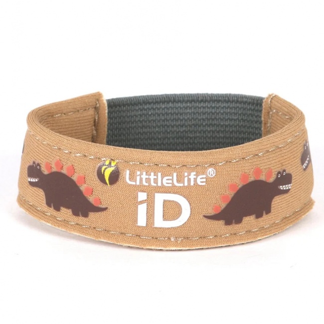 Neoprenowa opaska informacyjna ID LittleLife Dinozaur
