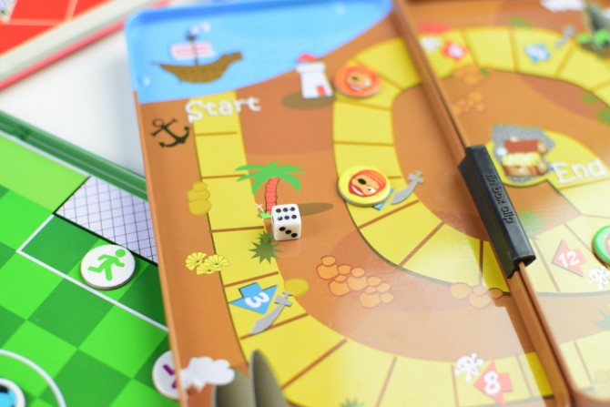 Podróżna gra magnetyczna The Purple Cow - Wyspa Skarbów