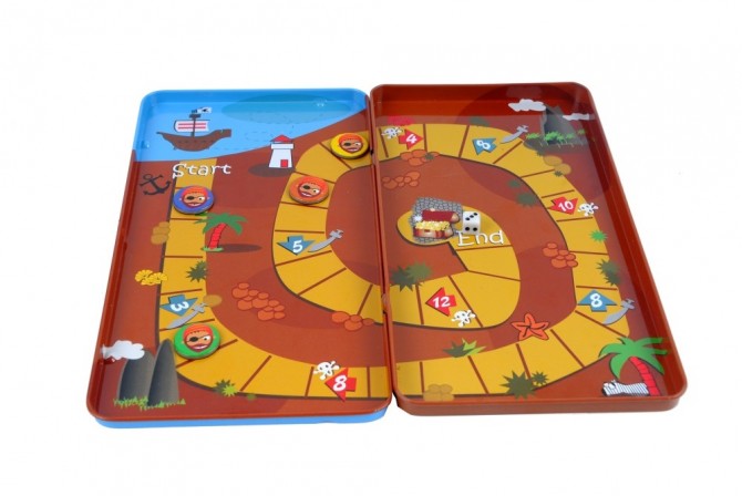 Podróżna gra magnetyczna The Purple Cow - Wyspa Skarbów