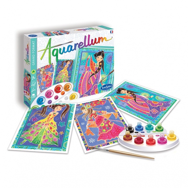 Zestaw do malowania Aquarellum SentoSphere - Glamour Girls